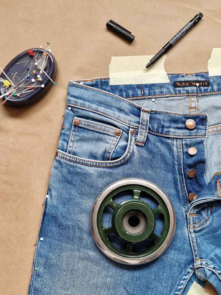 Jeans, Stecknadeln, gewicht